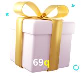 Receba seus bônus de boas-vindas no 69q